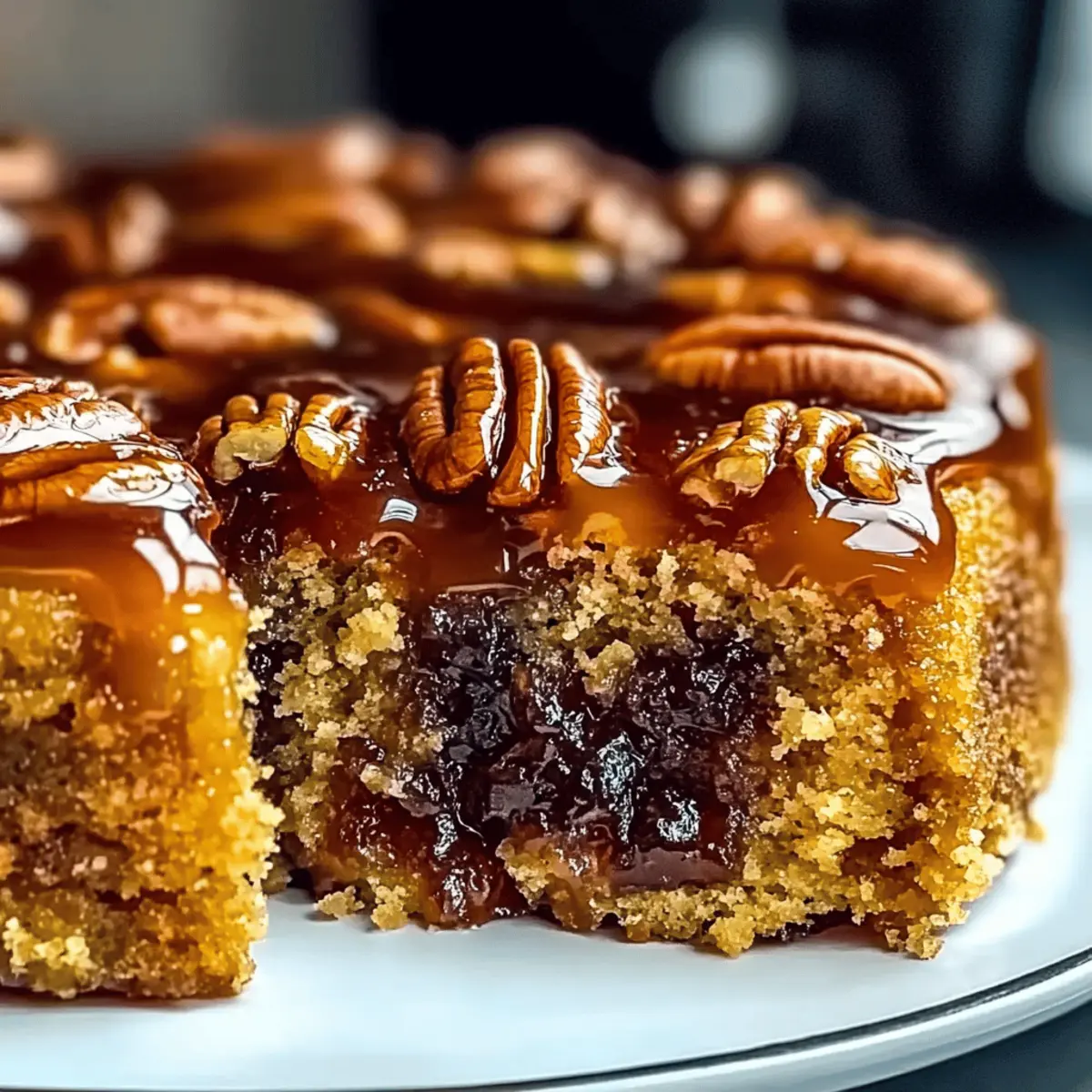 Pecan Upside Down Cake
