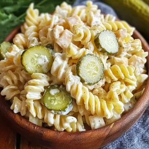 Dill Pickle Pasta Salad