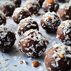 Almond Joy Protein Balls