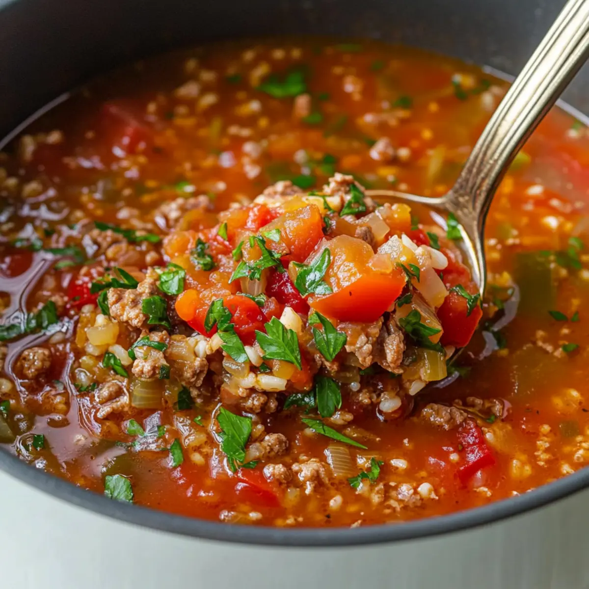 Stuffed Pepper Soup