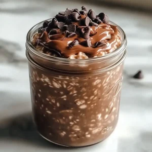 Brownie Batter Overnight Oats