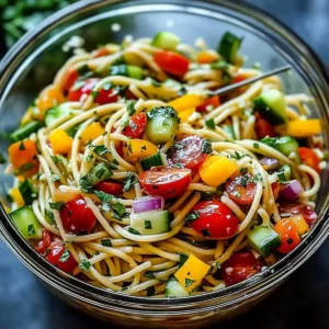 Spaghetti Salad With Italian Dressing