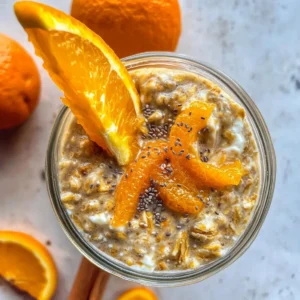 Orange Ricotta Overnight Oats