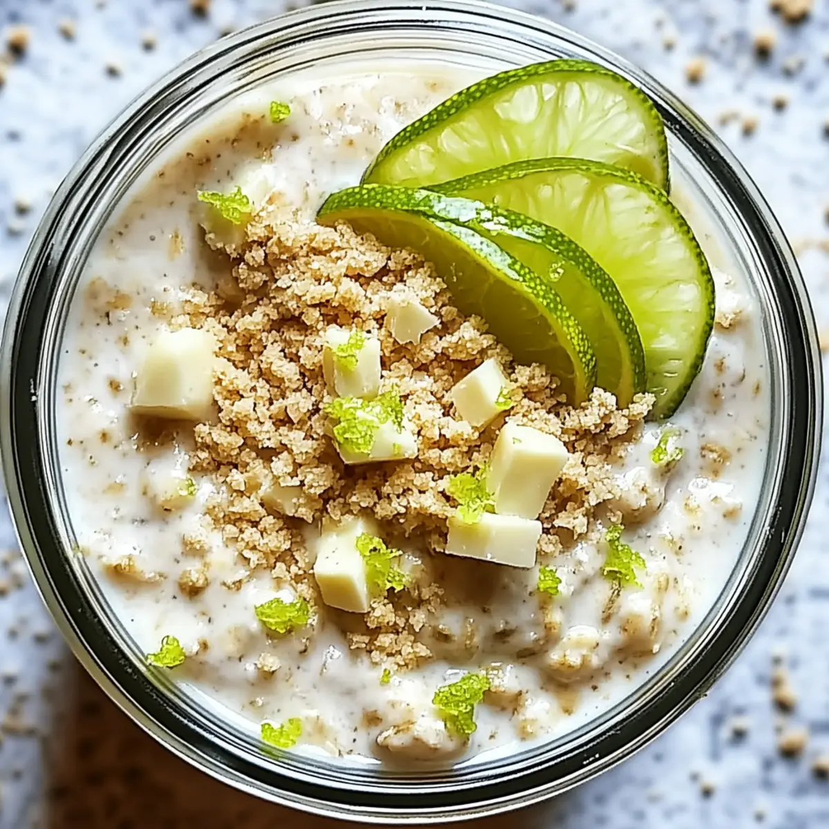 Key Lime Pie Overnight Oats