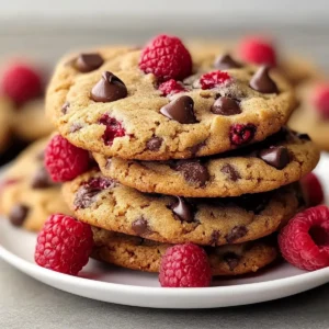 Raspberry Chocolate Chip Cookies