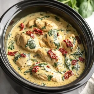 Crockpot Tuscan Chicken
