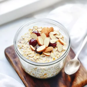 Honey Almond Overnight Oats