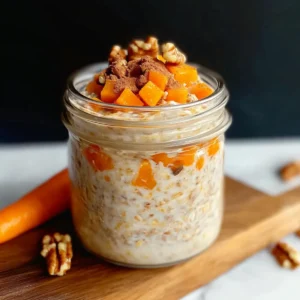 Carrot Cake Overnight Oats
