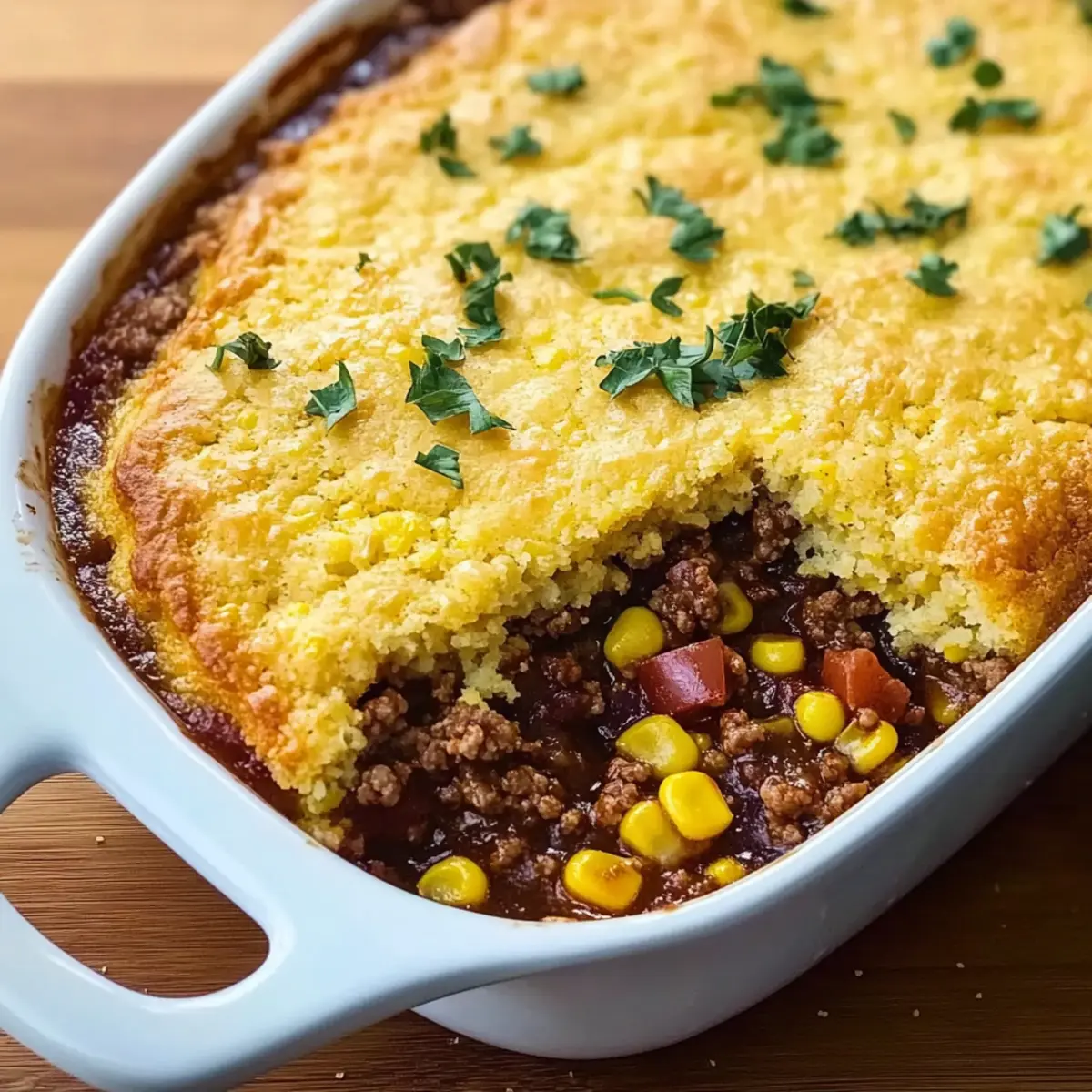 Cowboy Cornbread Casserole