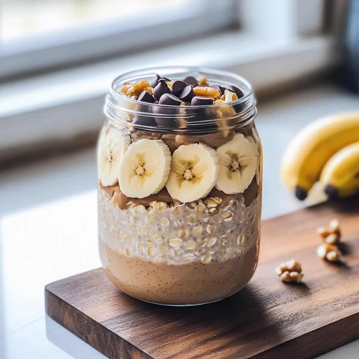 Chunky Monkey Overnight Oats