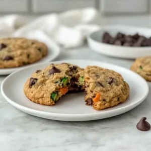 Vegetable Oatmeal Chocolate Chip Cookies