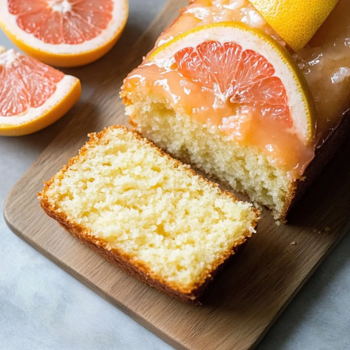 Grapefruit Yogurt Cake