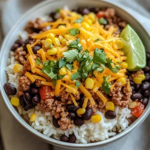 Ground Beef Burrito Bowl