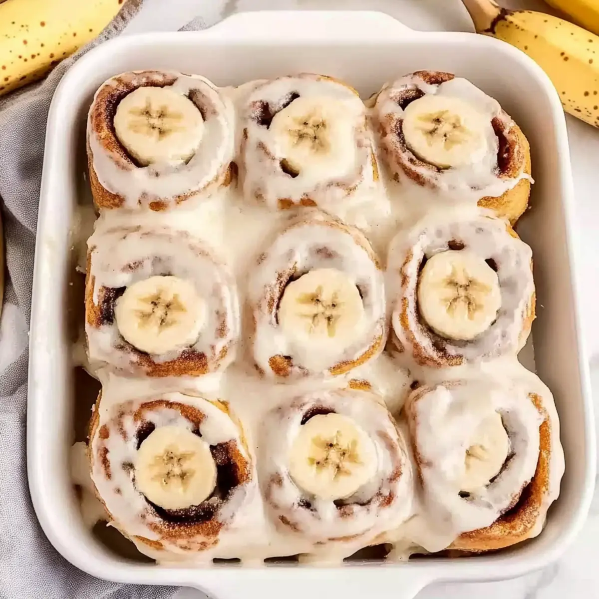 Banana Bread Cinnamon Rolls