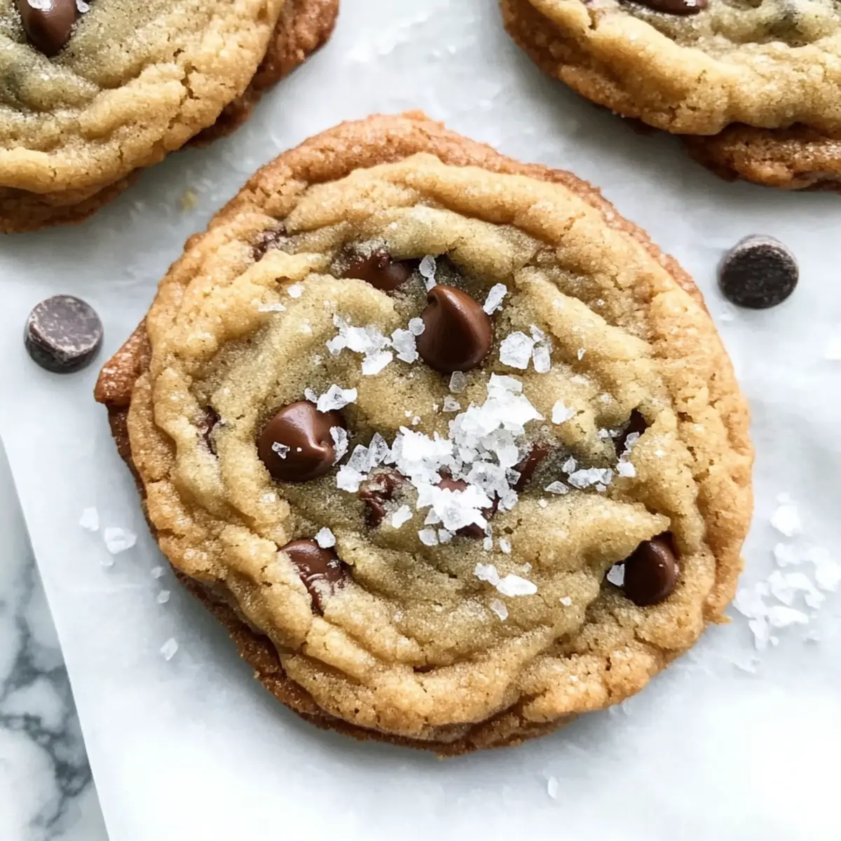 Salted Chocolate Chip Cookies