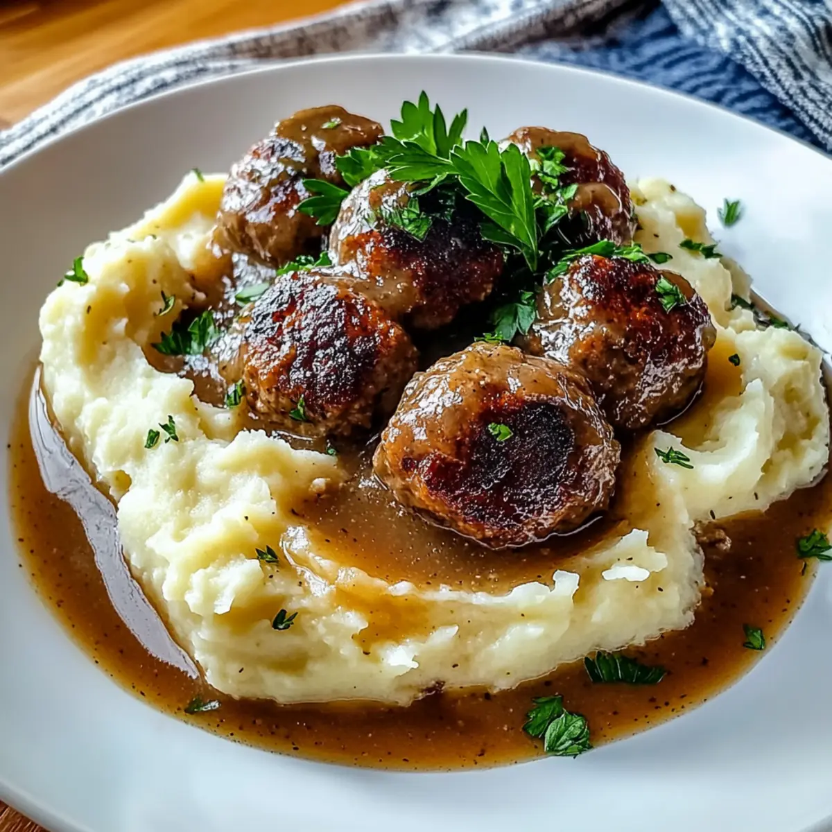 Salisbury Steak Meatballs