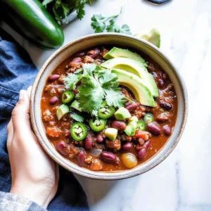 Hearty Crock Pot Vegetarian Chili