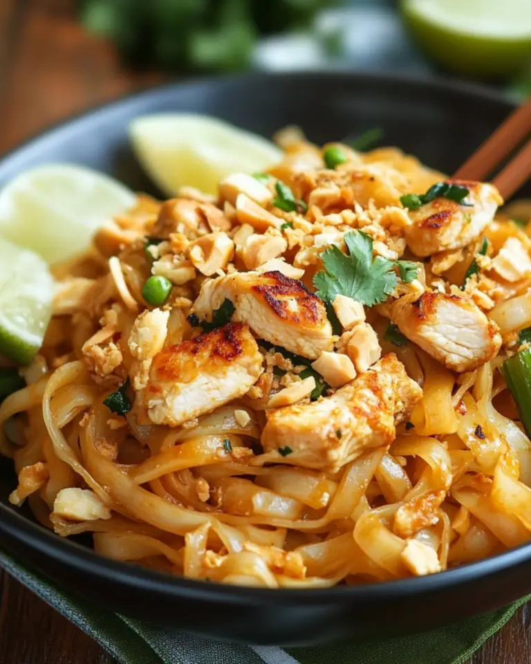 Chicken Pad Thai: A Flavorful Recipe You Must Try! - Tasty Delice