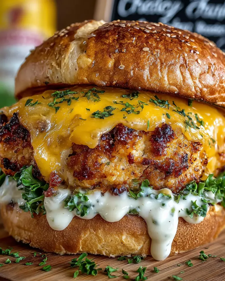 Cheddar Ranch Burger Cheddar Ranch Chicken Burgers: Irresistibly Delicious Recipe! - Tasty ...