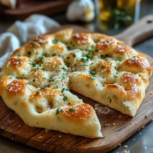 Garlic Parmesan Focaccia Bread