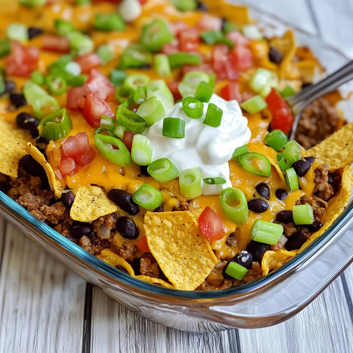 Walking Taco Casserole