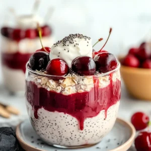 Cherry Overnight Oats