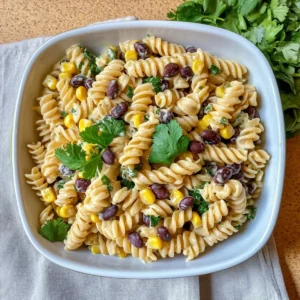Black Bean and Corn Pasta Salad