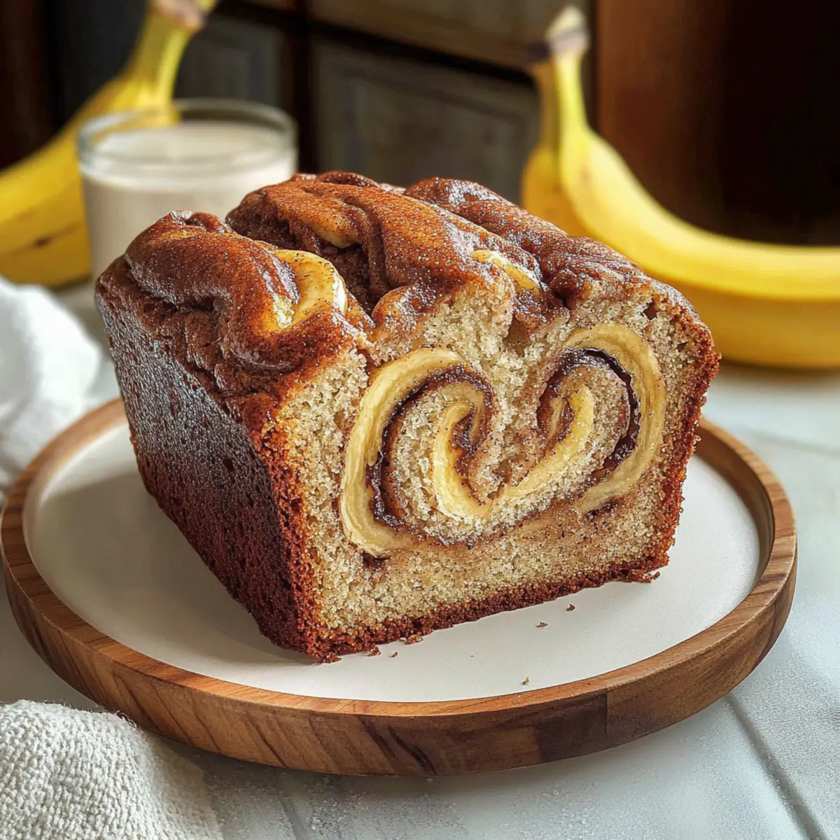 Cinnamon Swirl Banana Bread