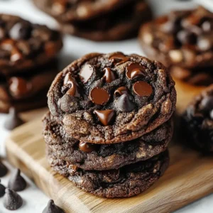 Double Chocolate Chip Cookies