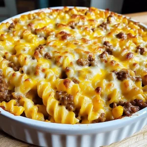 Cheddar Ranch Beef Casserole