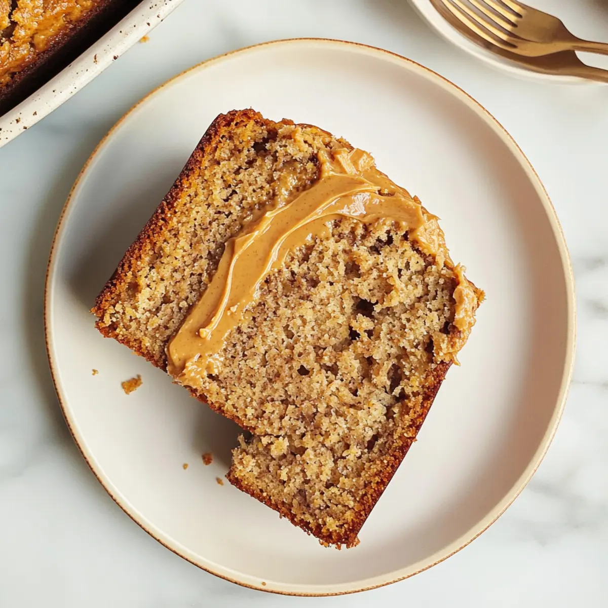 Peanut Butter Banana Bread