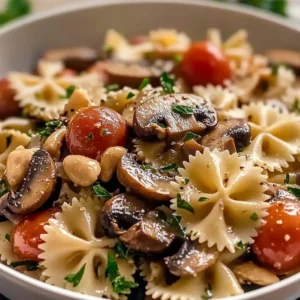 Mushroom Pasta Salad