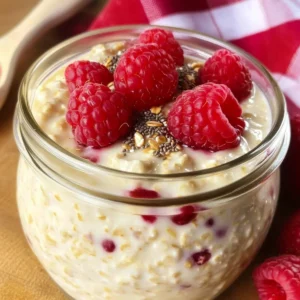 Raspberry Overnight Oats
