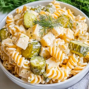 Dill Pickle Pasta Salad