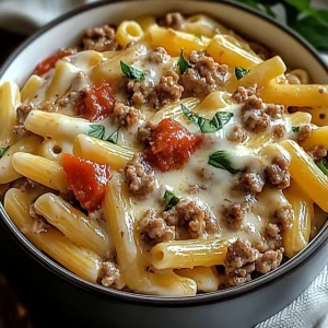Rotel Pasta with Ground Beef