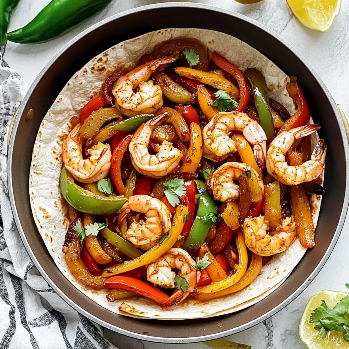 Shrimp Fajitas