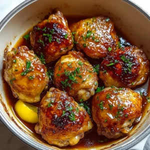 Honey Garlic Chicken Thighs