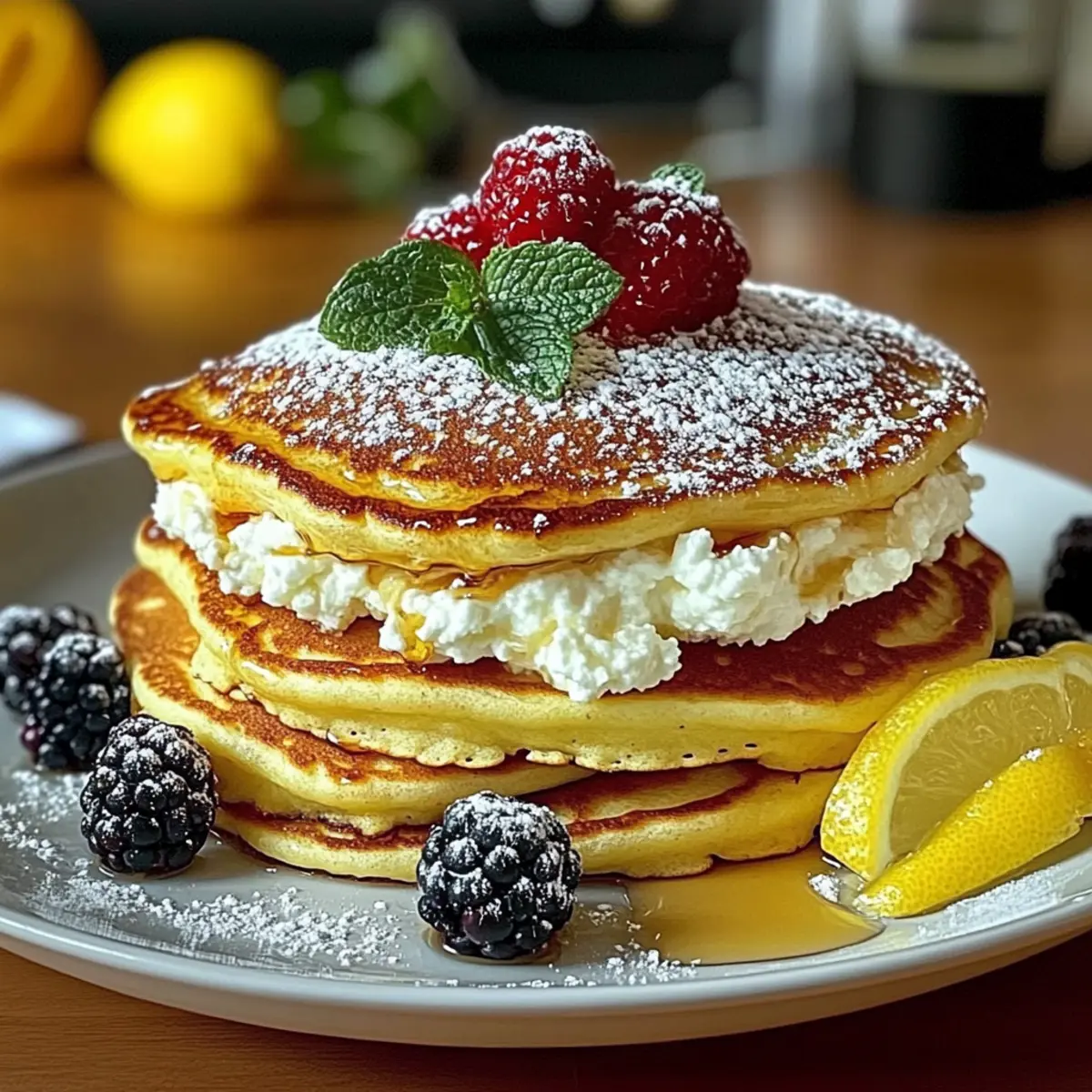 Lemon Ricotta Pancakes