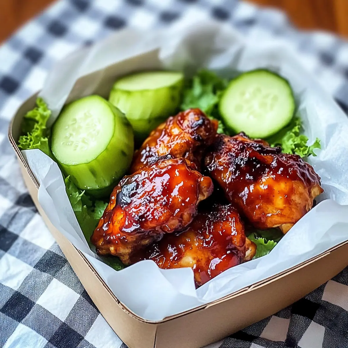 Oven Baked Barbecue Chicken Thighs