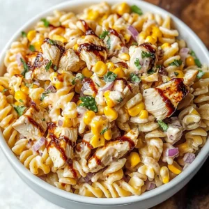 BBQ Chicken Pasta Salad