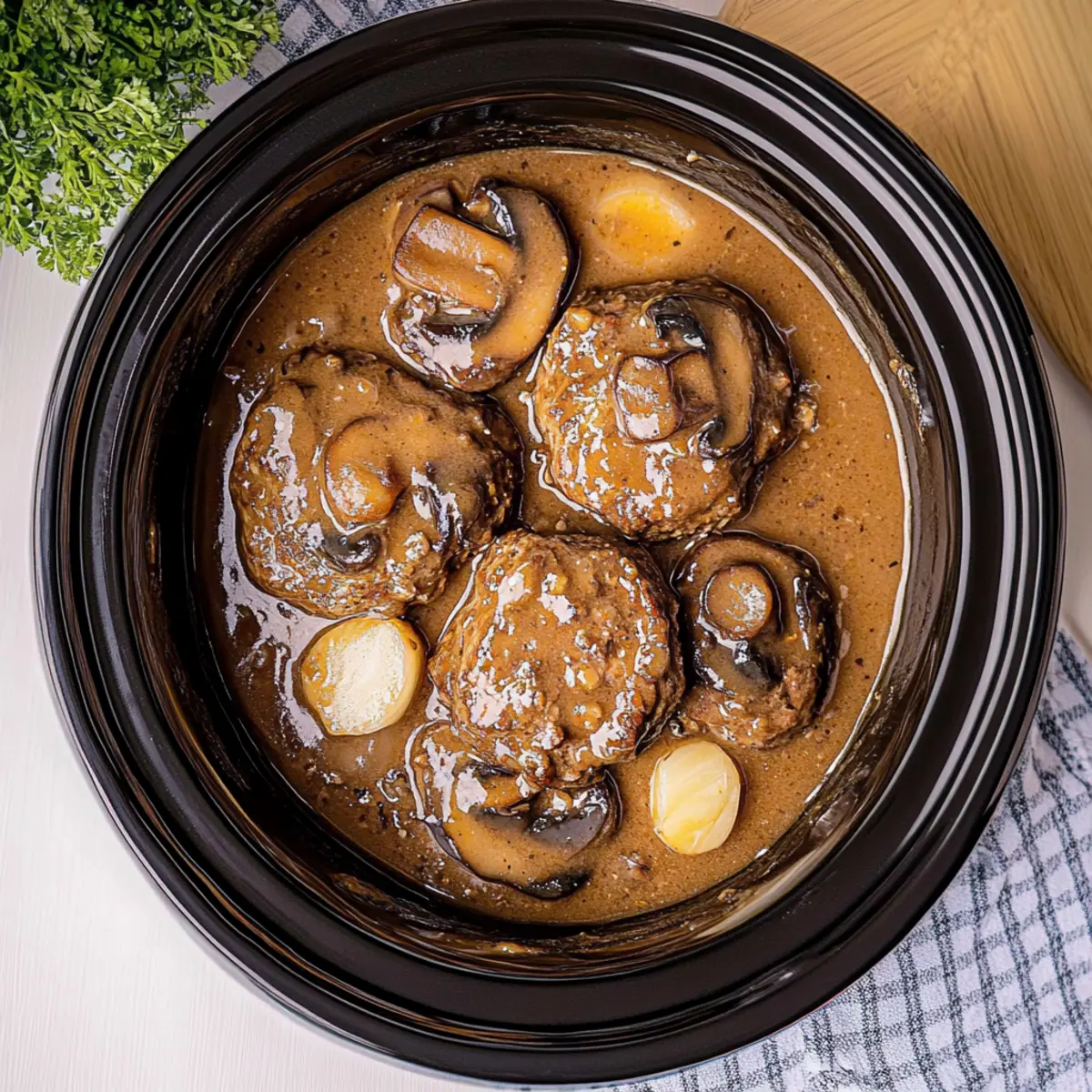 Crockpot Salisbury Steak