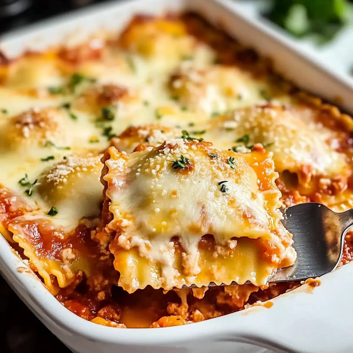Million Dollar Ravioli Lasagna