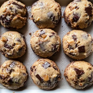 Browned Butter Toffee Chocolate Chip Cookies