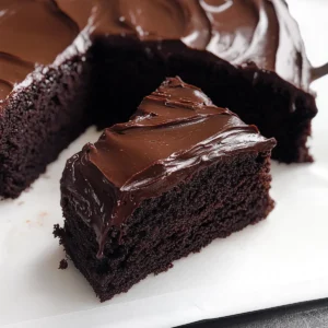 Moist & Fudgy Chocolate Cake
