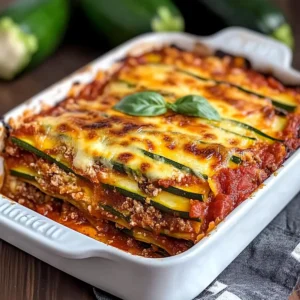 Zucchini Lasagna No Noodles