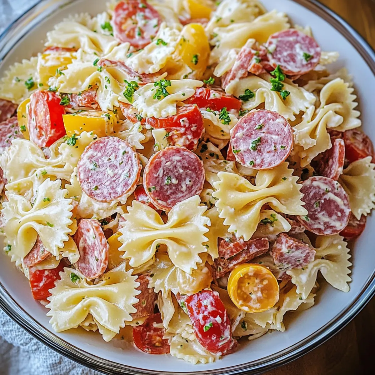 Italian Grinder Pasta Salad