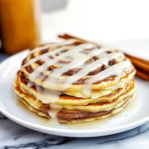 Cinnamon Roll Pancakes