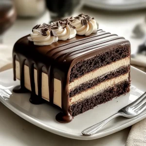 Tuxedo Bar Cake