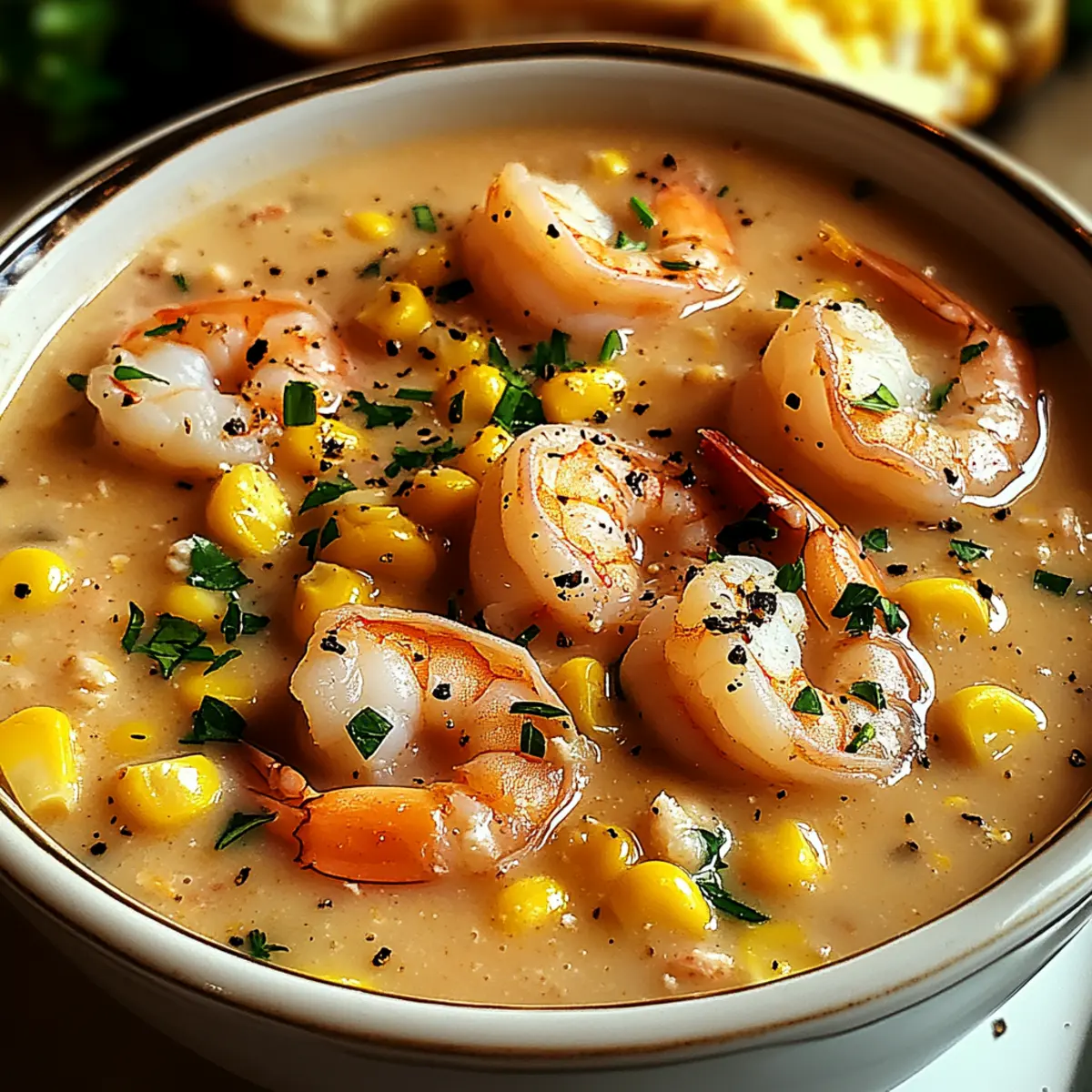 New Orleans Shrimp and Corn Bisque