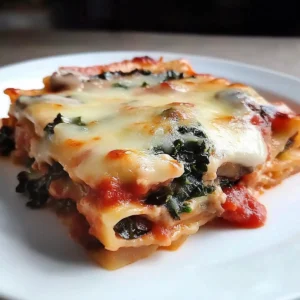Mushroom Kale Lasagna